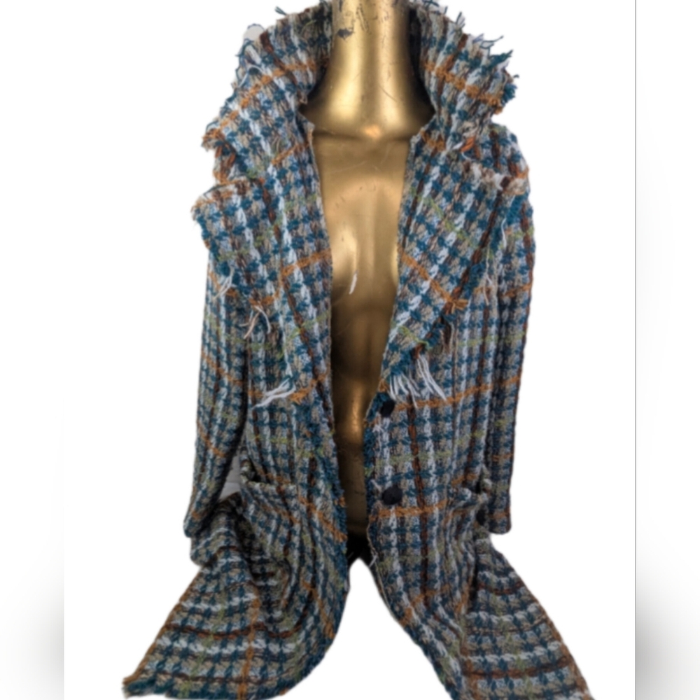 Davi & Dan NWOT Textured Knit Tweed Coat Women's Poly Wool Blend Medium
